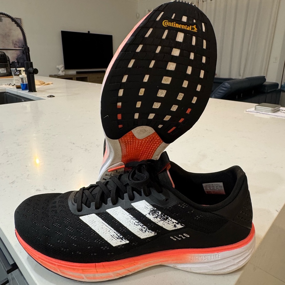 Adidas SL20 Running Shoes Lightstrike - Men’s size 10.5US - 606001